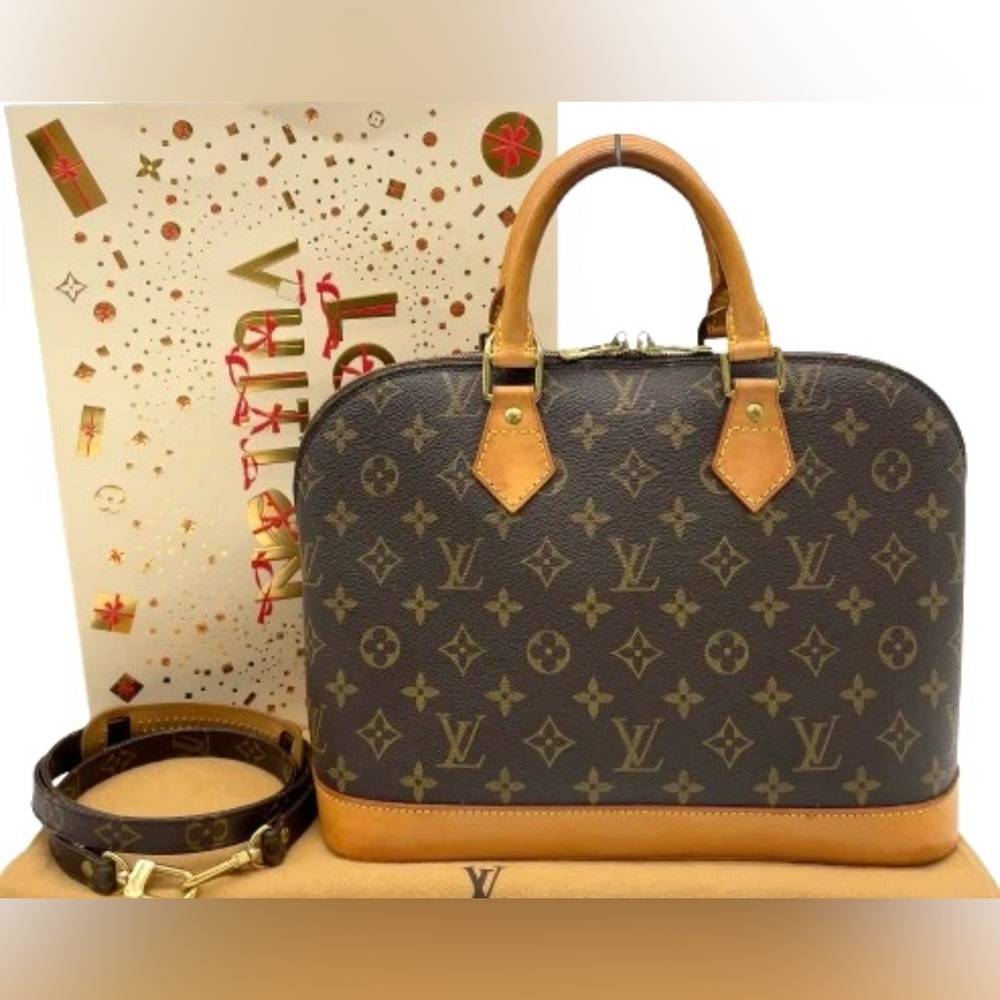 Auth Louis Vuitton Monogram Alma PM ONLY